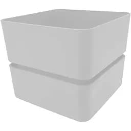 Вазон TeraPlast Veleta 12 см білий (8768012311)