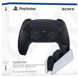 Геймпад Sony DualSense (Midnight Black) + Зарядная станция Sony DualSense Charging Station