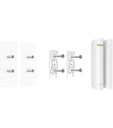 Бездротовий датчик відкриття дверей/вікна Ajax DoorProtect Plus 9999.13.WH1 White - мініатюра 6