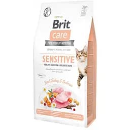 Сухой корм Brit Care Cat GF Sensitive HDigestion Delicate Taste 7 кг для кошек