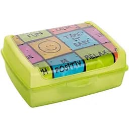 Пластиковий ланч-бокс в школу Banquet HAPPY 17 х 13 х 7см