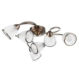 Люстра потолочная Brille классическая E14 60W BZ (LK-166C/6)