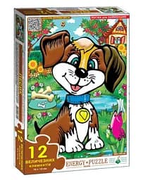 Гра-пазл Энергия+ Песик, 12 элементов