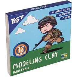 Пластилін Yes Месники, 12 кольорів, 240 г (540638)