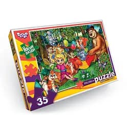 Мягкие пазлы Маша и медведь S35-10-05, 35 элементов