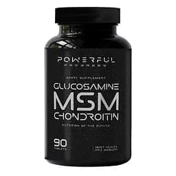 Препарат для суглобів і зв'язок Powerful Progress Glucosamine Chondroitin MSM, 90 таблеток
