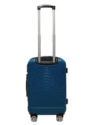 Валіза маленька S ABS-пластик Worldline Airtex 652 60×39×25см 58л Синій - мініатюра 3