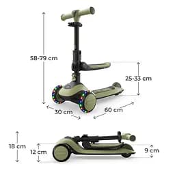 Самокат Kinderkraft Halley 2 Grassland Green (KRHALL02GRE0000) - мініатюра 7