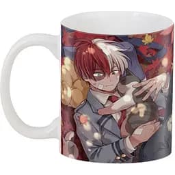 Кружка GeekLand Моя геройська академія My Hero Academia Шото Тодорокі, Кішки MHA 02.02 MHA 02.02