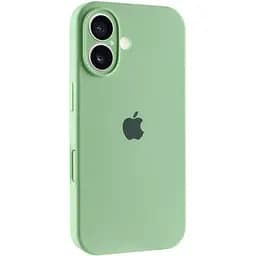 Чехол Epik Silicone Case Full Camera Protective AA для Apple iPhone 16 Plus 6.7 Зеленый/Pistachio
