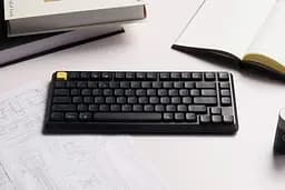 Keychron Клавіатура механічна J1 82Key, K pro Banana, WL/BT/USB-A, QMK, Hot-swap, EN/UKR, RGB, чорний - мініатюра 4