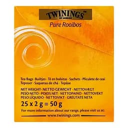 Чай Twinings Pure Rooibos в пакетиках (25 шт. х 2 г)  - мініатюра 4