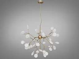 Символ роскоши, новейшая, футуристическая люстра "Светлячок", 36 ламп, золото