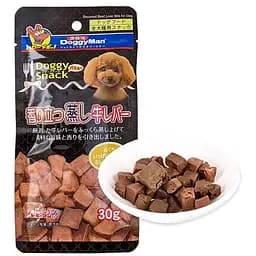 DoggyMan Steamed Beef Liver Bits доггимен говяжья печень на пару лакомство для собак