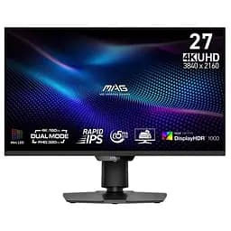 Монітор MSI 27" MAG 274UPDF E16M Dual Mode MiniLED UHD IPS 160/320Hz (MAG 274UPDF E16M)