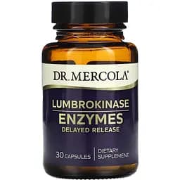 Люмброкиназа Dr. Mercola Lumbrokinase Enzymes 30 капсул