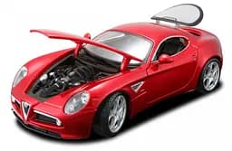 Автомодель - ALFA 8C COMPETIZIONE (2007) (червоний, 1:32) - мініатюра 2