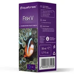 Мультивітамінна добавка для декоративних риб Aquaforest Fish V 50мл - морських і прісноводних - мініатюра 1