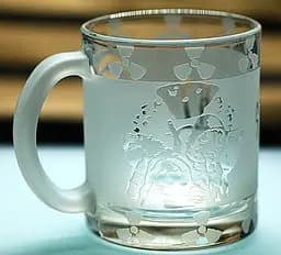 Скляна чашка 320 мл S T A L K E R  2 з гравіюванням ігрова кружка подарунок фанату Зони СТАЛКЕР матова