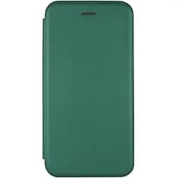 Кожаный чехол-книжка Classy для Motorola Edge 50 Pro Зеленый