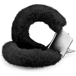 Наручники Crushious Love Cuffs Furry (черный)