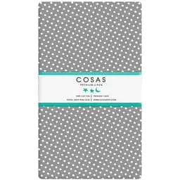 Набір простирадл на резинці Cosas Zigzag & Dots 60х120х12 см (SetSheet_ZigBlueGrey_DropGWhite_120x60) - мініатюра 3