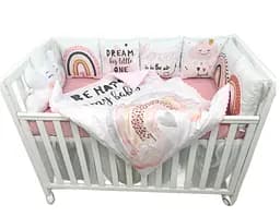 Дитячий набір Moontime у ліжечко "Be happy"