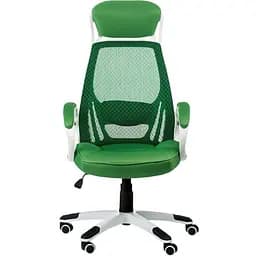 Кресло офисное Special4you Briz зеленое с белым (E0871)