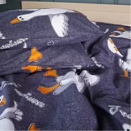 Простыня MirSon Ranforce Elite 17-0662 Гусь Обнимусь 150х220 см серая (2200009824555)