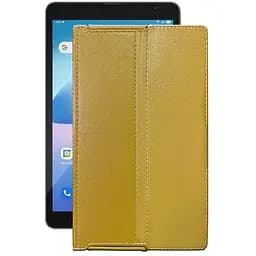 Чохол StatusCASE з екошкіри для планшету Blackview Tab 6 2021 Золотий