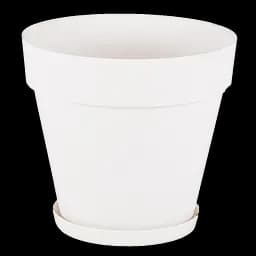 Горшок для цветов Serinova Yali, 23 л, бело-серый (YS06OFF WHITE)