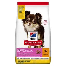 Сухий корм Hill’s SP Adult Light Small&Mini для собак малих і міні порід схильних до ожиріння з куркою 1.5 кг