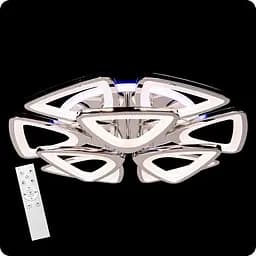 Люстра світлодіодна 517 Light 3color з пультом 232Вт Хром (01516)