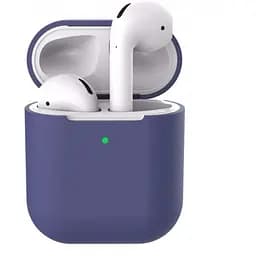 Чохол Apple для AirPods 2 New Silicone Case [Midnight Blue] [36519] - мініатюра 2