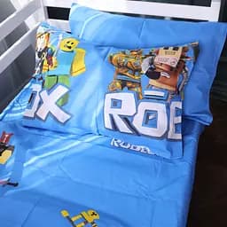 Простирадло MirSon бязь Roblox game blue 150х220 см (2200011551395)