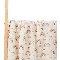 Муслинова дуже якісна пелюшка OldBro Kids Rainbow brown 100x120 см