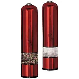 Набір електричних млинів для солі та перцю Berlinger Haus Metallic Line Burgundy Edition (BH-7217)