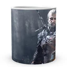 Кухоль GeekLand The Witcher Відьмак Геральт TW 002.035 330 мл білий - мініатюра 2