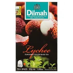 Чай чорний Dilmah Lychee 30 г (20 шт. х 1.5 г) (896866)