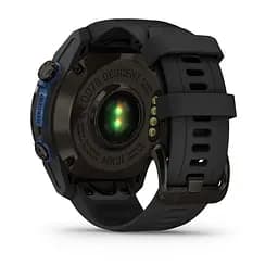 Смарт-годинник Garmin Descent Mk3i 43 мм сірий карбон DLC титановий з чорним силіконовим ремінцем - мініатюра 3