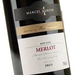 Вино Marcel Martin Merlot червоне сухе 13% 0.75 л - мініатюра 5
