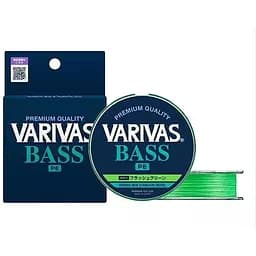 Шнур Varivas Bass PE X4 Flash Green 150 m 6.7 kg 0.148 mm 0.8 (1102-VA 19502)