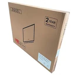 Дзеркало Dusel Led DE-M2071D Black кругле 100x100 см сенсорне включення + підігрів, Чорний - мініатюра 5