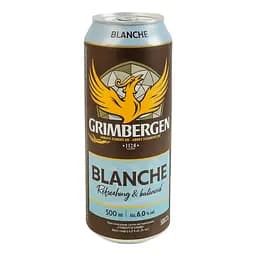 Пиво Гримберген Бланш банка 0.5 л