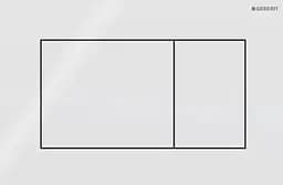 Клавіша змиву Geberit Sigma01 Square білий 115.660.11.1, Білий