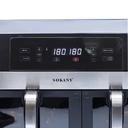 Аерофритюрниця безмасляна Sokany SK-10034 11л електрична з сенсорним керуванням, таймер 2800Вт - мініатюра 6