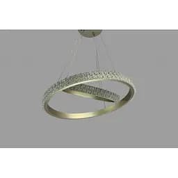 Підвісна люстра LED у спальню Linisoln 1956-60*40 металевий, акриловий, кольору шампань, діаметр 60*40 см, висота 50-120 см - мініатюра 4