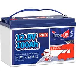 Аккумулятор Timeusb Pro LiFePO4 12V (12.8V/100Ah/1280Wh) [111280]