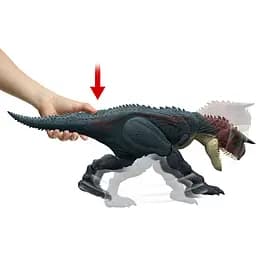 Фігурка динозавра Mattel Світ Юрського періоду Заряджена атака Карнотавра інтерактивна (JKG85) - мініатюра 7