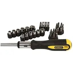 Викрутка реверсивна Stanley DynaGrip насадки 29 шт. (0-54-925)